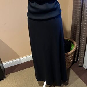 Elegant Black Maxi Skirt